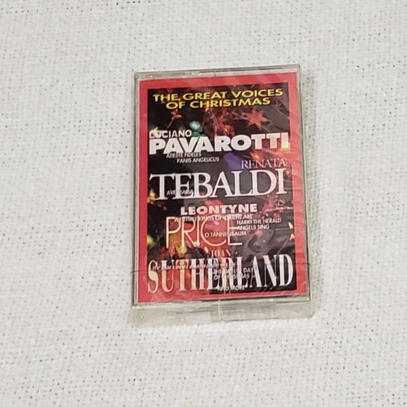 Audio Carols Cassette Music Tape The Great Voices of Christmas Sealed 10 Songs - Picture 1 of 7